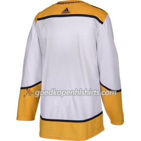 Nashville Predators Blank Adidas Wit Authentic Shirt - Mannen